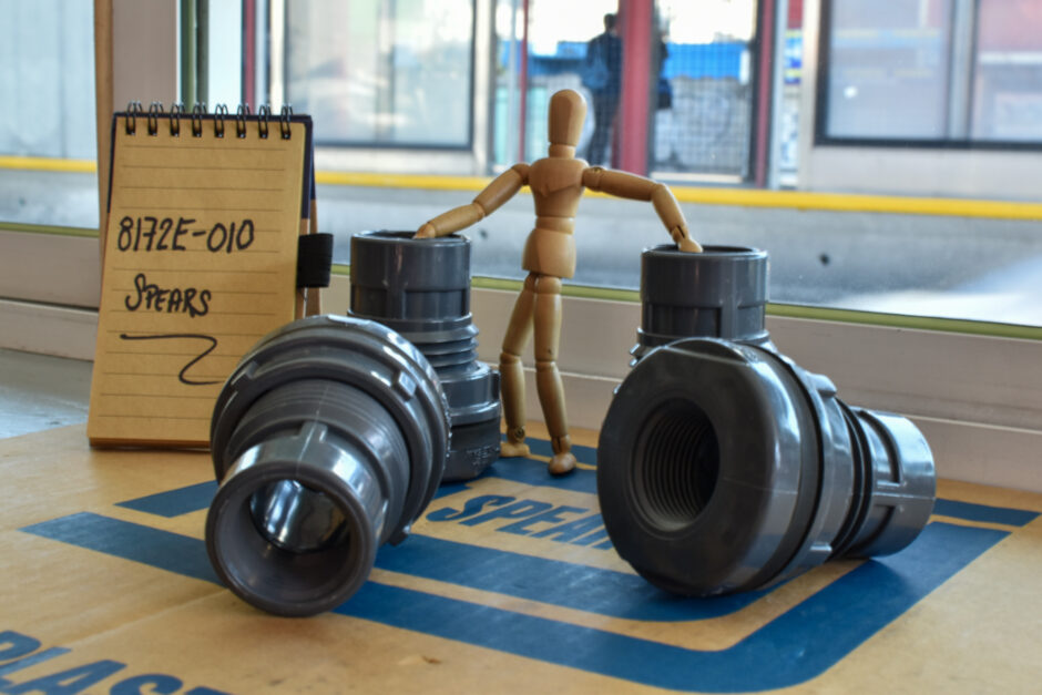 8172E010PVCTANKADAPTERFPTXFPTEPDMGASKET5 Mostrador VALCO