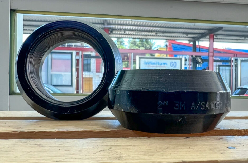 Threadolet de Acero al Carbón 3000 Flat X 2″ ASTM A105 SA105N MSSSP