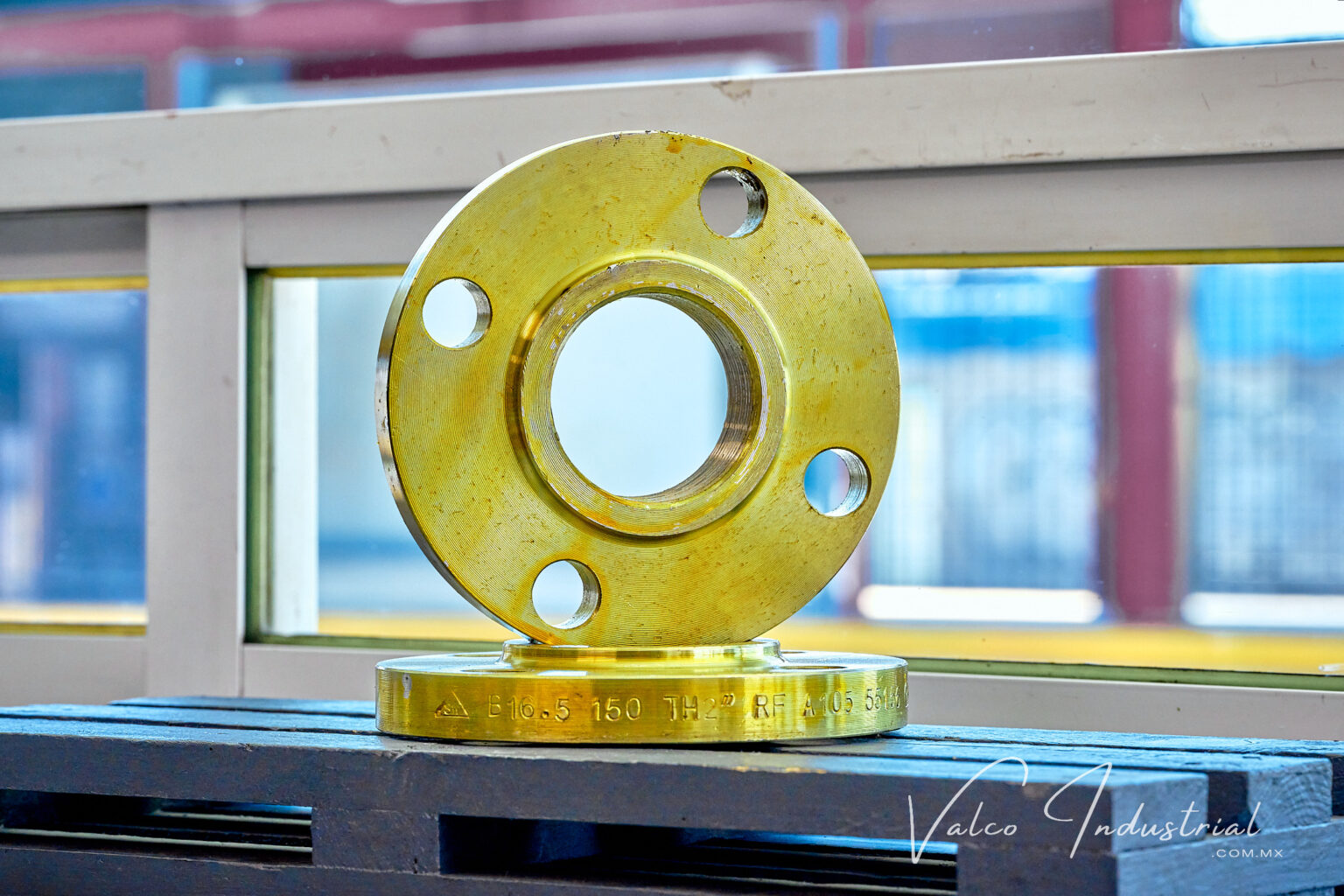 Brida de Acero al Carbón Roscada Clase 150 A105 RF B16.5 de 2 ...